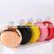 Women Men Yellow Diamond Gold Lighter Pink Black Perfume Bottle Round Whiskey Hip Flask