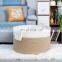 2021 New Arrival Rope Handle Organizers Cotton Woven Large Storage Basket Foldable