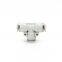 SMC 3 way PE series Union Tee pneumatic quick connect air hose fittings