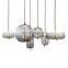 Vintage Pendant Lamp American Amber Glass Ceiling Lighting for Home Decor Modern Style Chandelier