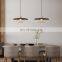 Nordic Wooden Gold Pendant Light E27 Bulb Minimalist Decorative Hanging Lamp For Home Hotel Indoor Chandelier