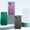 Fine Hole Eye Protection Anti Fall Solid Color Case Cover Metal Frosted Back Cover Phone Case For Iphone 7 8P X Xr 13 14 Pro max