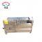 High efficiency stainless steel roller brush type vegetable potato skin peeler cleaning machine