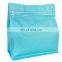 250g Flat bottom Stand Up Coffee Bag Pouch with Pull Tab Zipper Degassing Valve (50 Pieces 0.5lb / 8oz)