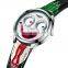 2021 New Arrival Joker Watch Men Top Brand Creative Fashion Personality Clown Quartz Leather Waterproof Sports Watches Mens 2506