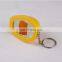 Plastic Bottle Opener Keychain with Safety Helmet Shape,wholesale low price high quality bottle opener