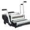 Factory Direct High Quality Multi-functional 2 IN 1 Manual Plastic Comb and Double Wire  book Binding Machine