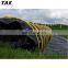 Anti-flood equipment removable pressurized flood protection defense barrier in ground remote controlled