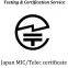 JAPAN MIC/Telec Certificate JAPAN MIC/Telec Certificate