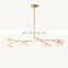 Modern LED Glass Ceiling Lamp Tree Style Home Lighting for Luxury Living Room and Home Office Luxury Pendant Lamp Decoration