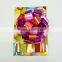 2014 Festive Decoration Pom Pom Bow and Colorful Ribbons for gift decoration