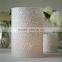 Online / Luxe Frosted White Quilted Vase Votive/Glass Tealight Candle Holder Votive /White Glitter Wedding Decorations