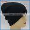 customized black 100% acrylic cheap blank knitted hat