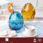Casamotion Shiny European Small Diamond Amber Color Handmade Glass Vase