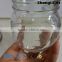 280ml Clear Square Glass Storage Jar/glass Mason Jar with Pattern