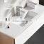 GOALAR Vanity Top Thin Edge Single Bowl Vanity Basin