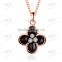 graceful design necklace chain / 4 petals necklace / four-petals necklace