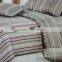 Pure cotton grid style 4pcs bedding set of king size