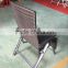Outdoor foldable aluminium rattan chair
