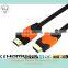 Dual color moulded HDMI Cable with Ethernet and gold connector support 3D and 4k ,TV,player,