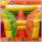 Crazy jumping sport for rental inflatable assault obstacle game