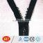 high quality custom length plastic diamond zipper , rhinestone zipper