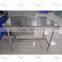 stainless steel side table