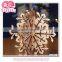 [Manufacturer/OEM Service] Custom Made Wooden Christmas Flake Shaped 3D Hanging Decoration
