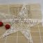 Embroidery Star Cotton Lace Applique For Garment Accessories