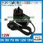 wall mounted 15v 500ma ac dc adapter with eu us uk au plug