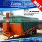 3 axles 40ft length container flatbed dump trailer for sale