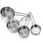 Hottest selling cheap price stainless steel measuring cups and spoon