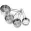 Hottest selling cheap price stainless steel measuring cups and spoon