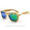 new fashion 2016 UV400 mirror color lens custom design bamboo wooden polarized sunglasses sun glass                        
                                                                                Supplier's Choice