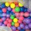 All year hot sale Crazy 100 pcs Ball Soft Ocean Ball / Colored Hollow Plastic Ball Baby For Kid Toy Swim Pit Ball