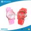 Hot selling casual silicone band japan movt custom logo wrist watches