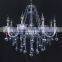 Amber Crystal Chandelier Light