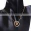 intimate jewelry wedding gold crystal necklace ring to heart designs