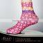 China custom sock manufacturer blue cartoon printed teen socks