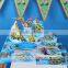Custom design flag banner happy birthday decoration supplies kids sets