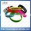 Customized Fashion Lover Luminous Custom 3D Rubber Silicone Wristband