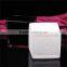 Stock 8*8 White Square Glass Candle Jar