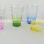 Clear lacquered 350ML plastic insulated tumbler