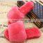Great promotion Custom washable disposable fur hotel home slipper