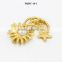 Elegant gold star moon and sun decorations hairpin women hair barrette accessories gift