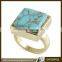 Newest model women's vintage jewelry turquoise finger ring