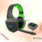 Gaming headset with mic 2.4Ghz wireless headset for PC/MAC/WII/Game Console