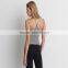 Fashion striped off shoulder women crop tops sexy cotton spandex slim fit crop top tee