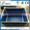 Colored Foldable Corrugated Plastic Container with Partition