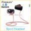 iTreasure Wireless Bluetooth Headphones Earphone Earbuds Stereo Foldable Handsfree Headset with Mic for iPhone
